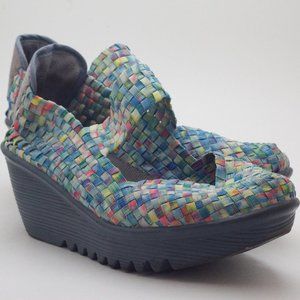 Bernie Mev Rainbow Mary Jane Wedge Heels